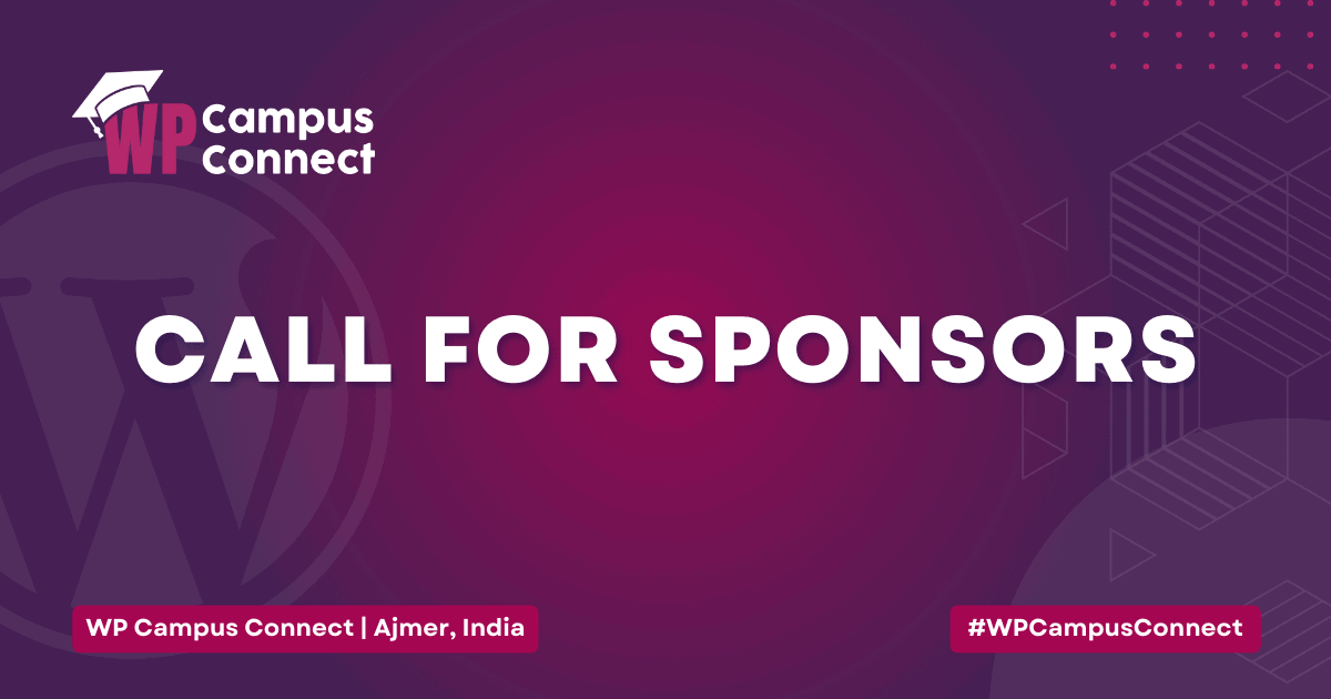 Call for Sponsors
