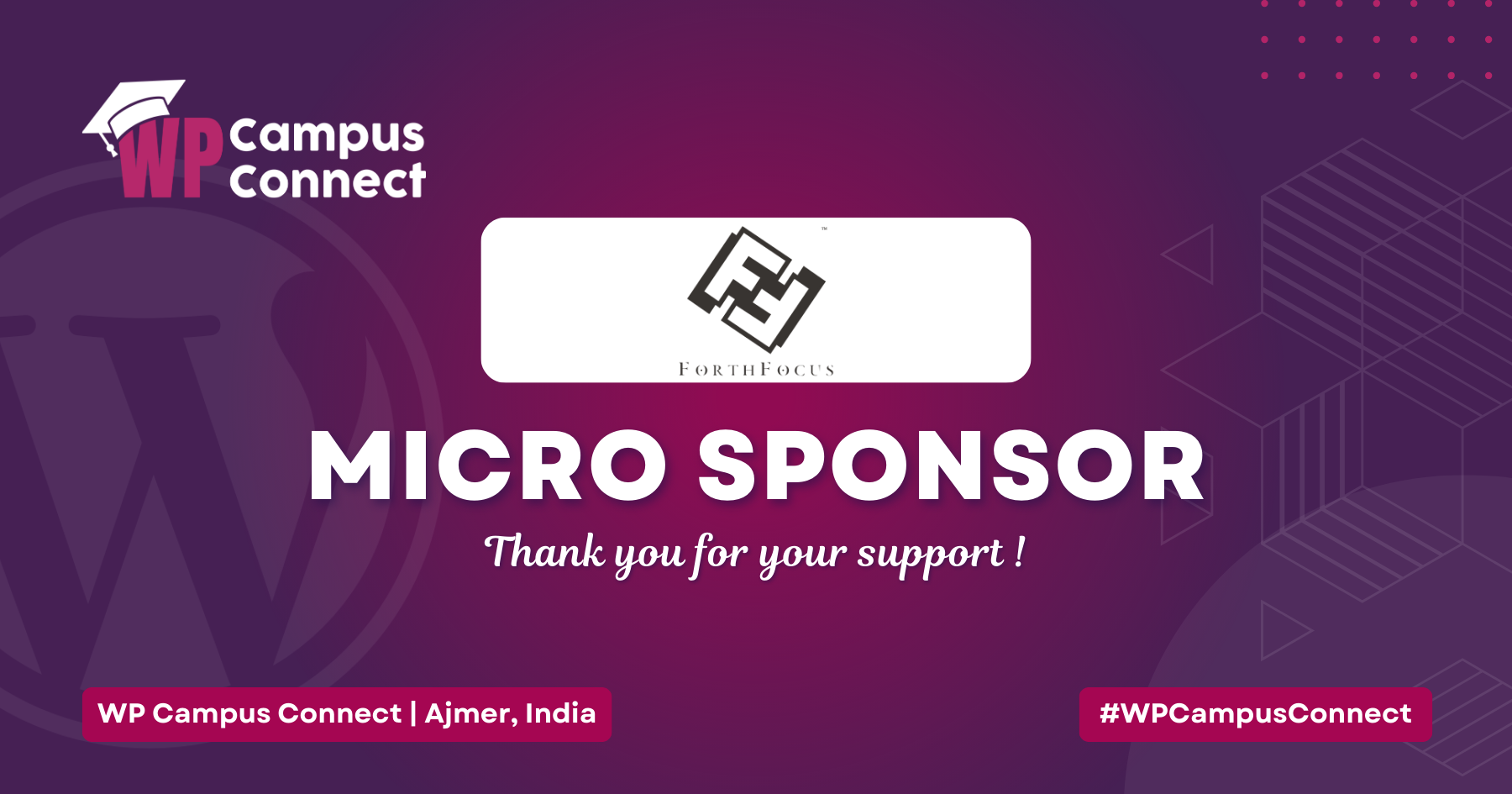 ForthFocus is our MicroSponsor