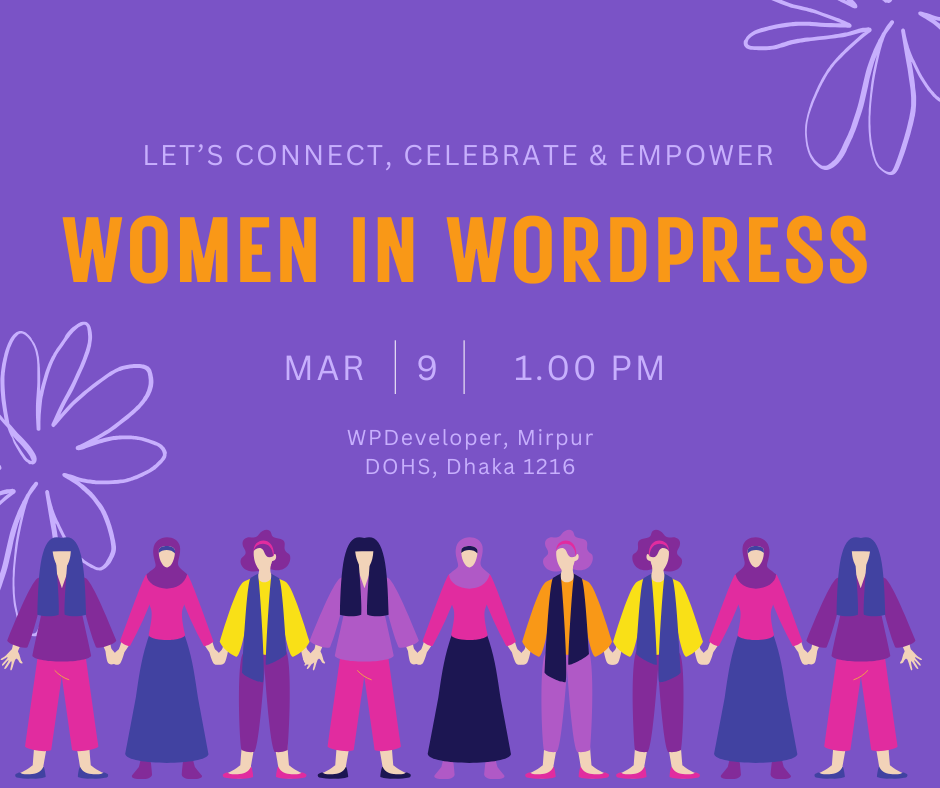 Welcome to Women WordPress Day 2025 Dhaka, Bangladesh 2025