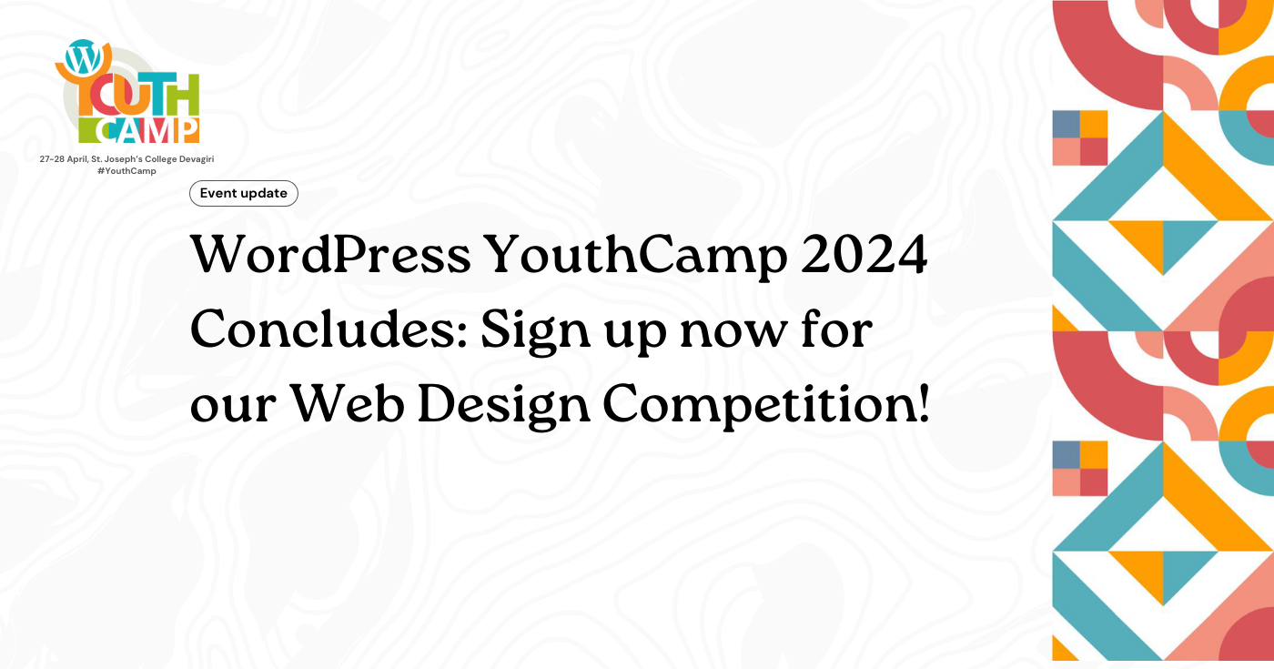 WordPress YouthCamp 2024 is over: Sign up for our Web Design Competition!