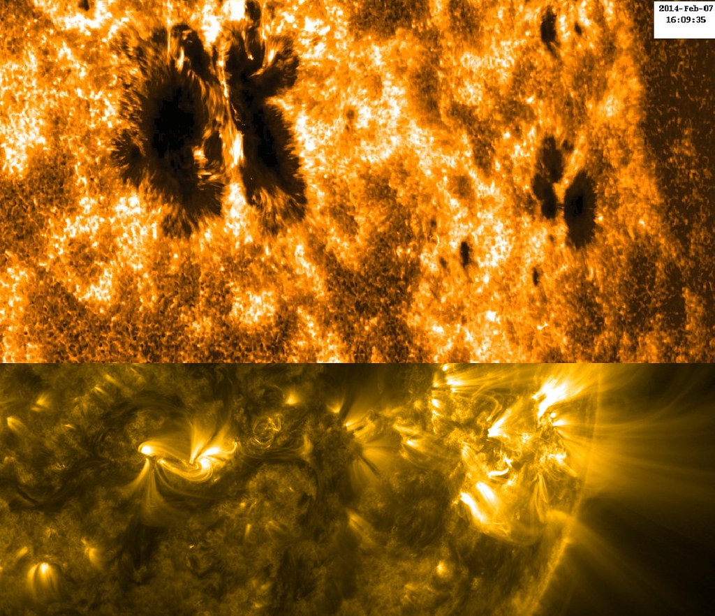 Hinode Views Sunspot Activity (NASA, Hinode, 02/07/14)
